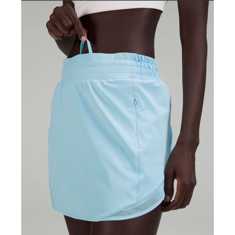 Lululemon Hotty Hot High-Rise Skirt Blue Chill - Picture 6 of 13
